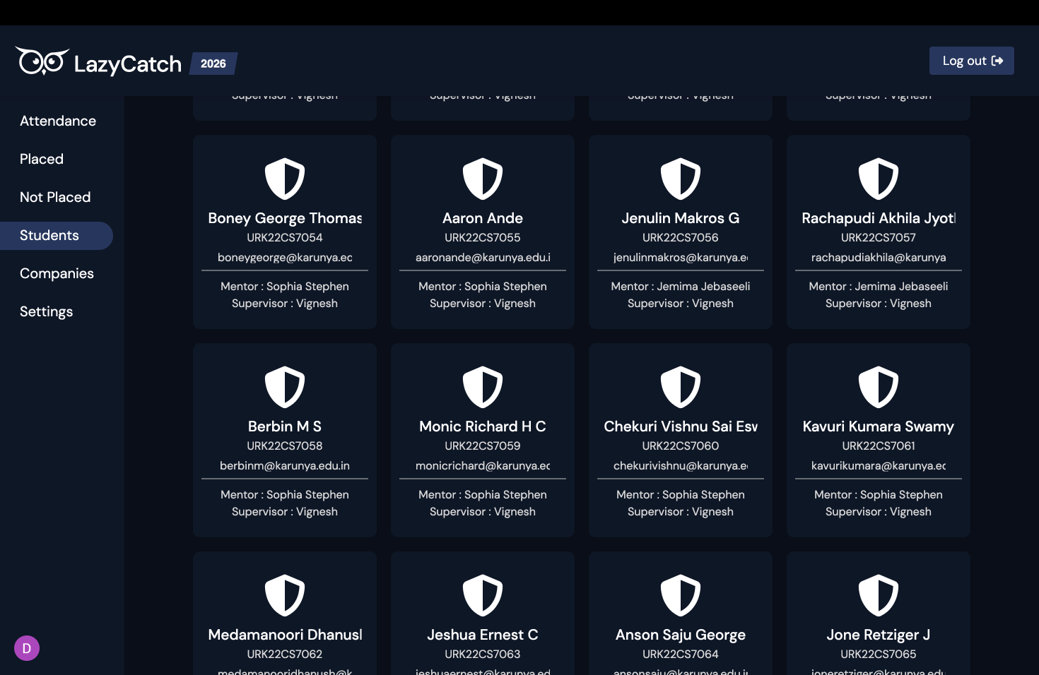 Placement Management System